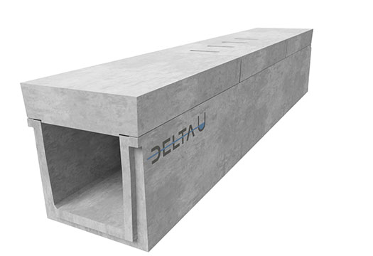 DELTA U400 Gewapend betonnen goot